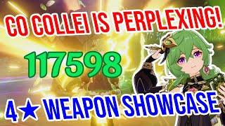 C0 Collei is PERPLEXING! 4 Weapon Showcase! Genshin Impact 3.0