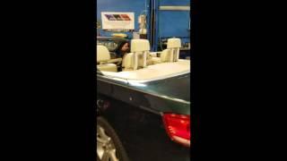 Bmw E93 Convertible top rollover protection headrest reset