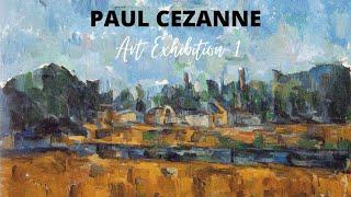 Paul Cezanne Paintings with TITLES  Curated Exhibition 1 Famous French Post-Impressionist