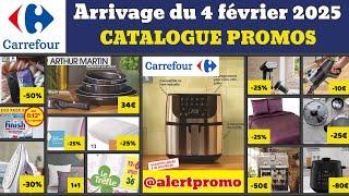 catalogue carrefour Saint-Valentin du 4 février 2025  Arrivage maison linge  Promos deals pub