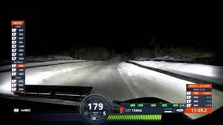 2023 Rally Sweden: ONBOARD ACTION Tänak Stage WIN