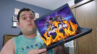 TENTEI RODAR FREE FIRE EM UM NOTEBOOK POSITIVO COM 2GB DE RAM!!