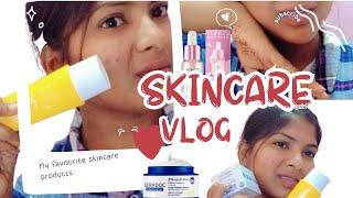 Lets open my skincare products|under 350|crazycat124|#skincare #products #purple #subscribe #review