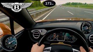 Bentley GTC Sound; Bentley GTC V8 S top speed Autobahn POV