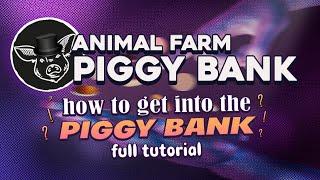 Animal Farm Piggy Bank | Full Tutorial Step by step Explained | Finally Launched!