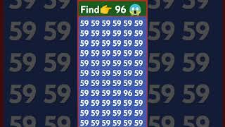 Find 96  Pahali  Dive #gkinhindi #maths #gk #mathstricks #gkquiz #mathtrick #puzzle #puzzle #math