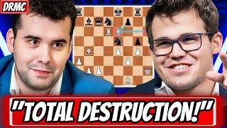 Magnus Carlsen IN PANIC MODE As Ian Nepomniachtchi Sacs THE ROOK! (Magnus Vs Nepomniachtchi Chess!)