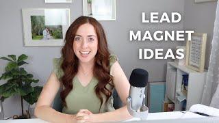 Lead Magnet Ideas for Photographers | Freebie Template for Email Marketing