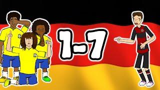 1-7! Germany destroy Brazil! (World Cup 2014 Semi-Final Parody Goals Highlights)