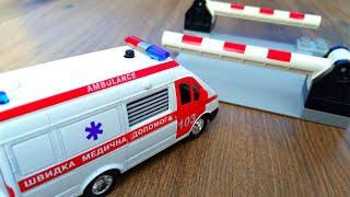 Toys Cars All series - Ambulance Police car Lego Train - Cars of City