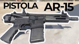 increíble   ¿ Pistola AR 15  ? en español cal .22lr