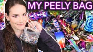 What's in my Peely Bag? (Re-creating 5 of my nail peelies) / 2017 year-in-review