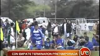 Con  empate terminaron pretemporada