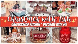 CHRISTMAS GINGERBREAD KITCHEN | CHRISTMAS 2023 DECOR