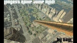 GTA 4 : CRASHING MCQUEEN IN THE LONGEST RAMP