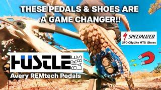 THESE ARE A GAME CHANGER! | HUSTLE BIKE LABS  MAGNETIC PEDALS| 2FO Cliplite MTB Shoes !️‍️