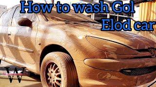 carwash ; How to wash Gol Elod car, how to wash Gol Elod car.