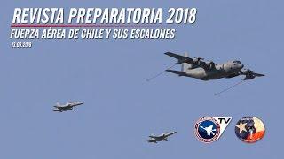 Fuerza Aérea de Chile en Revista Preparatoria de Gran Parada Militar 2018