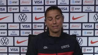 11/02/2021 - Alex Morgan on playing for Tottenham Hotspur Women