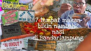 MANTAB...!!! 7 Makanan ENAK di lampung , bikin nambah nasi #lampungkuliner #kulinerlampung