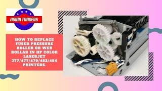 EASY Replacement Guide HP M452/M377/M477/M454/M479 Fuser Pressure Roller RM2-6431 RM2-6418 By Asian