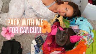 PANIC PACK WITH ME FOR A GIRLS TRIP TO CANCUN!