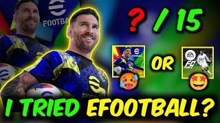 Is eFootball 2025 BETTER Than FC MOBILE 25? RATING IT OUT OF 15 | Mr. Believer