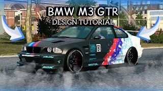 SIMPLY & LIVERY DESIGN TUTORIAL FOR BMW M3 GTR | CAR PARKING MULTIPLAYER NEW UPDATE