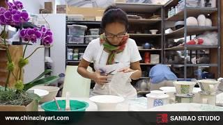 Sanbao Ceramic Underglaze Decal Tutorial