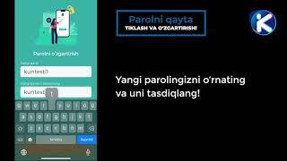 #kuntesti mobil ilovasida parolni qayta tiklash