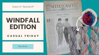 Beaded Initials, Spinning Experiments, and a Needlecraft Windfall // Casual Friday S6E29