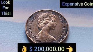  $ 200,000.00  IF YOU HAVE IT ! Very Rare And Expensive Error Coin U.K Elizabeth II Worth Money