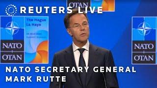 LIVE: NATO Secretary General Mark Rutte holds a press conference ahead of summit