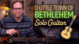 O Little Town of Bethlehem - Easy Solo Guitar Composition - Guitar Lesson EP597