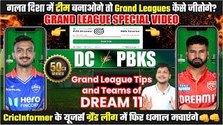 PBKS vs DC Dream11 Team Today Prediction GL, PBKS vs DC Dream11 Team Tips, Analysis, Stats #dream11