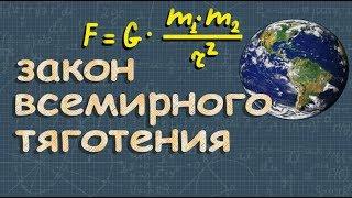 ЗАКОН ВСЕМИРНОГО ТЯГОТЕНИЯ 9 класс гравитационная постоянная