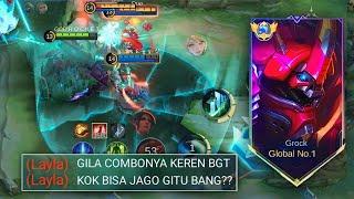 GROCK DICOMBO DENGAN TERIZLA BEGINI RASANYA!! SEMUA MUSUH LANGSUNG MATI - MOBILE LEGENDS