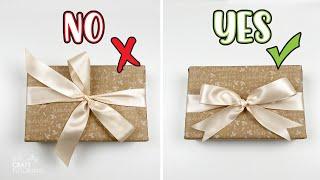 HOW TO TIE A BOW WITH RIBBON | HOW TO TIE THE PERFECT BOW | Never Do It Wrong Again!