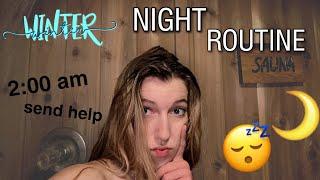2021 winter night routine | brooke isabella