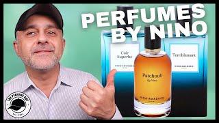 NINO AMADDEO PERFUMES PATCHOULI BY NINO, CUIR SUPERBE + TERRIBLAMANT PREVIEW