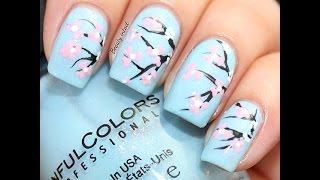 DIY, Cherry Blossom Nail Art | Beauty Intact