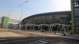 New Santiago chile International Airport Arturo Merino Benitez Aeropuerto Pudahuel (4K)