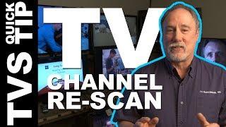 TVS Pro Quick Tip: Re-scan TV Channels