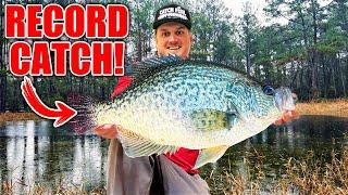 One in a MILLION Crappie is a NEW TEXAS RECORD!!