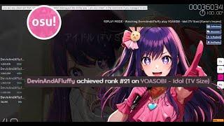 [osu!] Idol - Yaosobi (TV Size) [Oshi no Ko OP] | RANKED 21! | Mouse Osu!