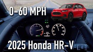 2025 Honda HRV 0-60 MPH ACCELERATION TEST - Sport and Normal Driving Modes