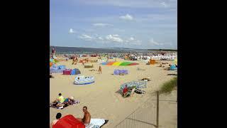 Double sided nudist-textile beach in Swinoujscie, Poland