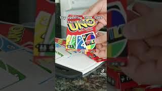 Opening Uno Right! #uno #cardgame #boardgame