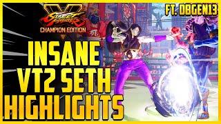 Fantastic Seth VT2 Madness | SFV Champion Edition - DBgen13 Insane Seth Highlights  - Season Finale