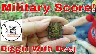 Michigan Metal Detecting At Double Well Site ~ A Cool Military Find With The Teknetics T2+